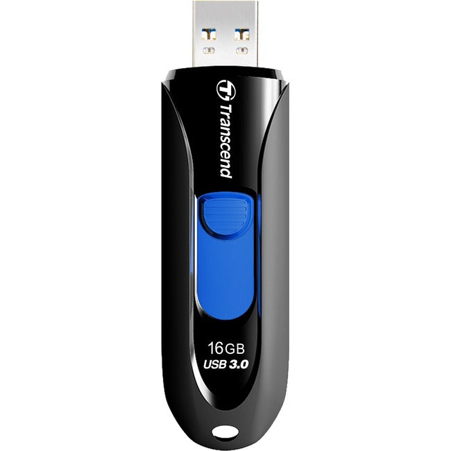 Transcend JetFlash 790 16 GB USB 3.0 Flash Drive - Black, Blue Transcend JetFlash 790 16 GB USB 3.0 Flash Drive - Black, Blue